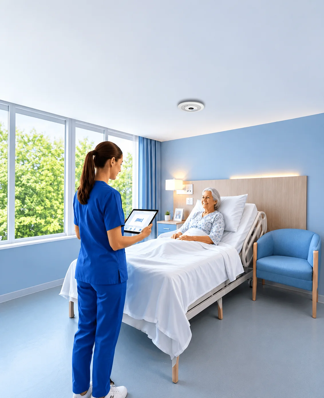 The Nurse Assist ceiling sensor